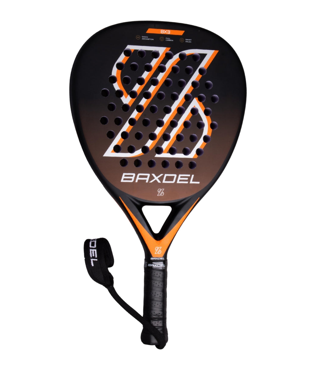 Pala de pádel Baxdel BX-3 mate hecha en México con carbono 3K y goma EVA Soft para jugadores intermedios