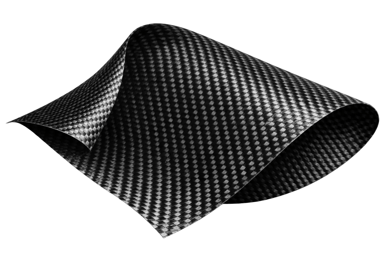 Tejido de carbono 12K utilizado en las caras de la pala de pádel White Label Carbono 12K, respuesta definida dentro del layup